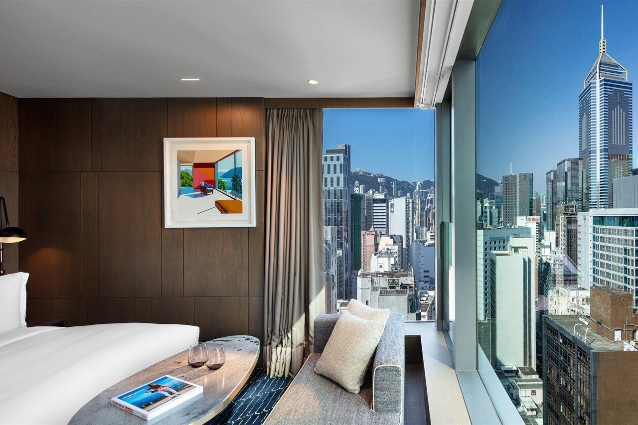 The Hari Hong Kong Hotel Exterior photo The View from a Deluxe Room