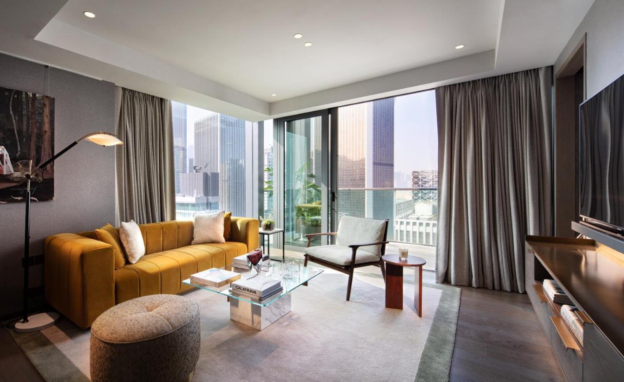 The Hari Hong Kong Hotel Exterior photo The living room of a two-bedroom apartment